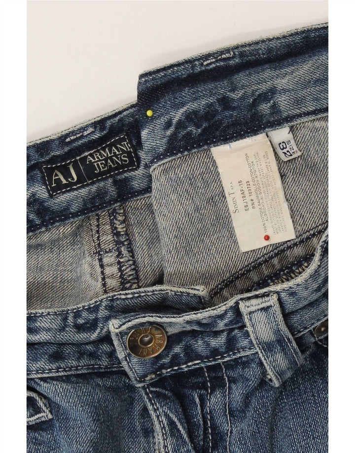 Armani Γυναικείο ίσιο τζιν W32 L29 Μπλε βαμβακερό
