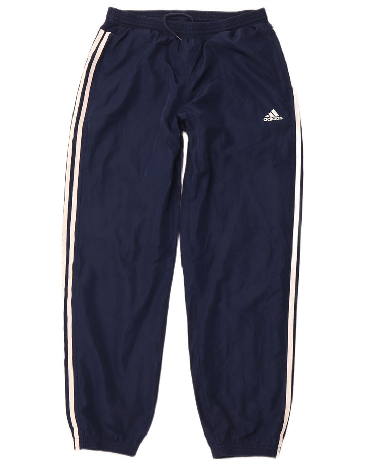 Γυναικεία αθλητική φόρμα ADIDAS Παντελόνι Joggers Medium Navy Blue Polyester Sports