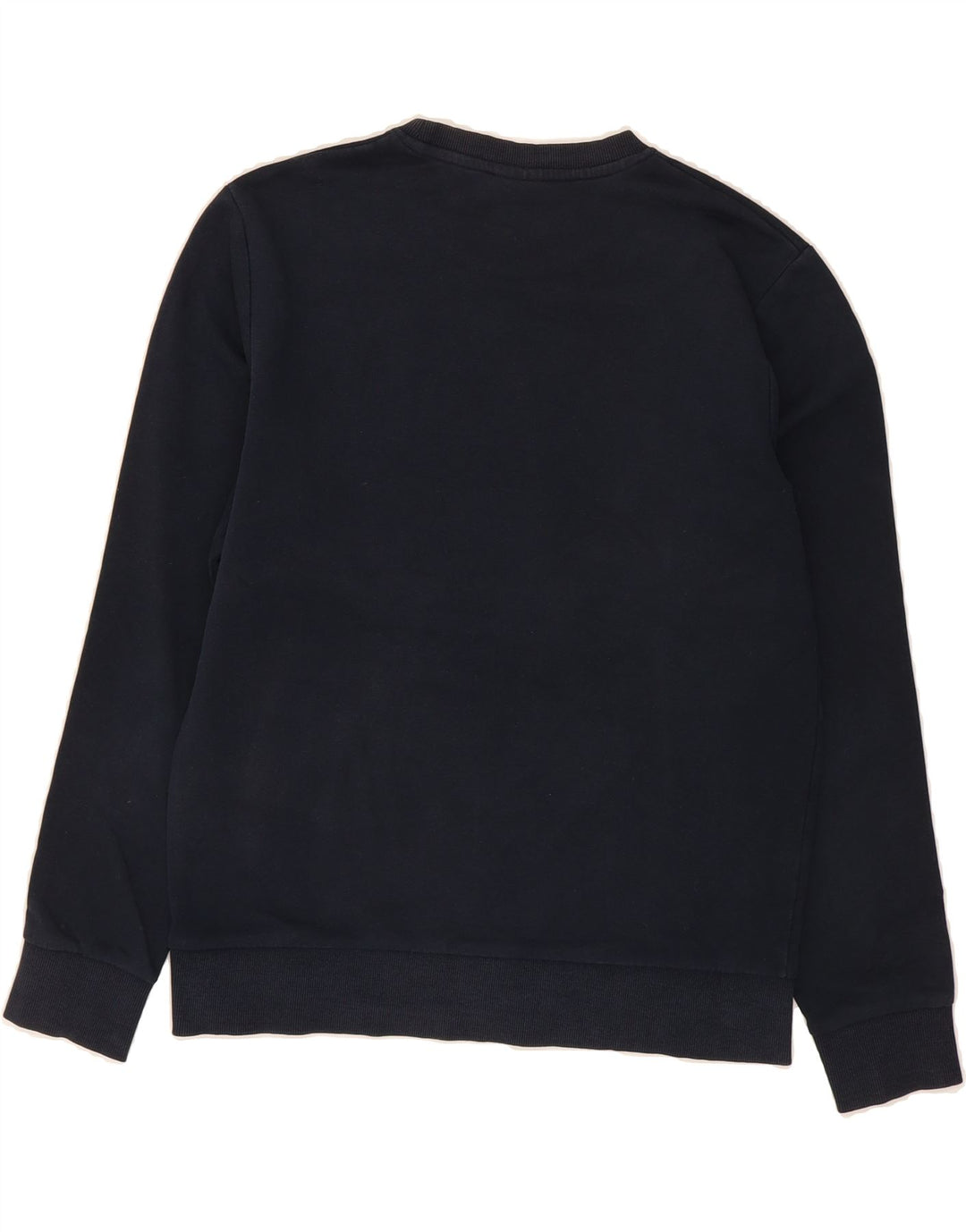 JACK & JONES Mens Graphic Sweatshirt Jumper Small Navy Blue Vintage Jack & Jones and Second-Hand Jack & Jones from Messina Hembry 