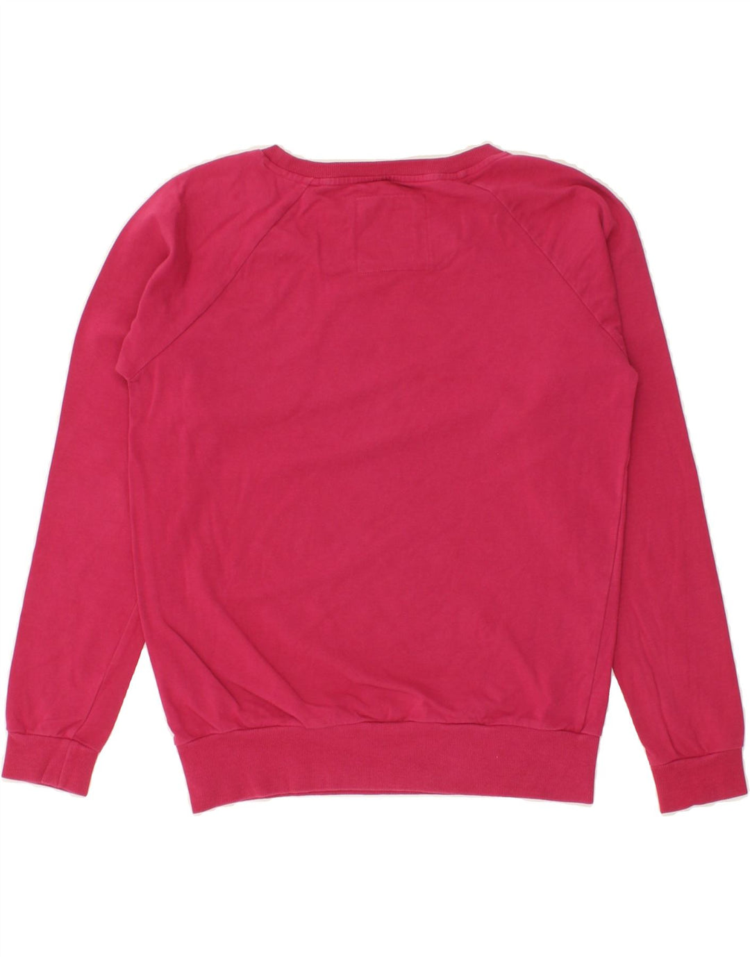 RIFLE Womens Graphic Sweatshirt Jumper UK 12 Medium Pink Cotton Vintage Rifle and Second-Hand Rifle from Messina Hembry 