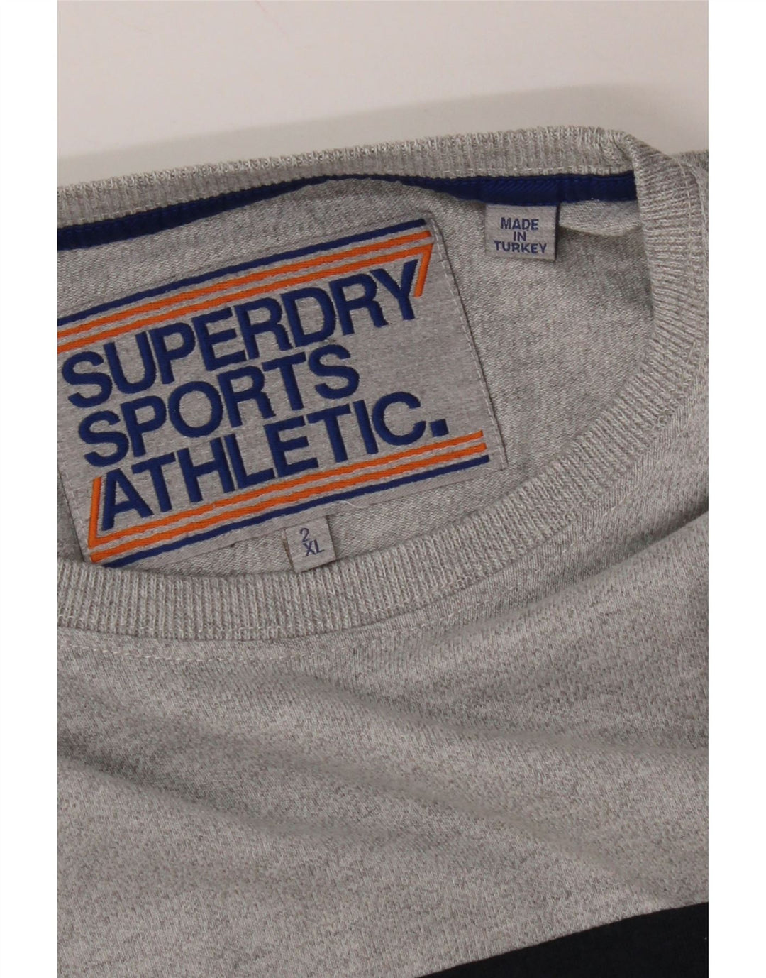 Γυναικείο γραφικό T-Shirt SUPERDRY Top 2XL Γκρι Colourblock