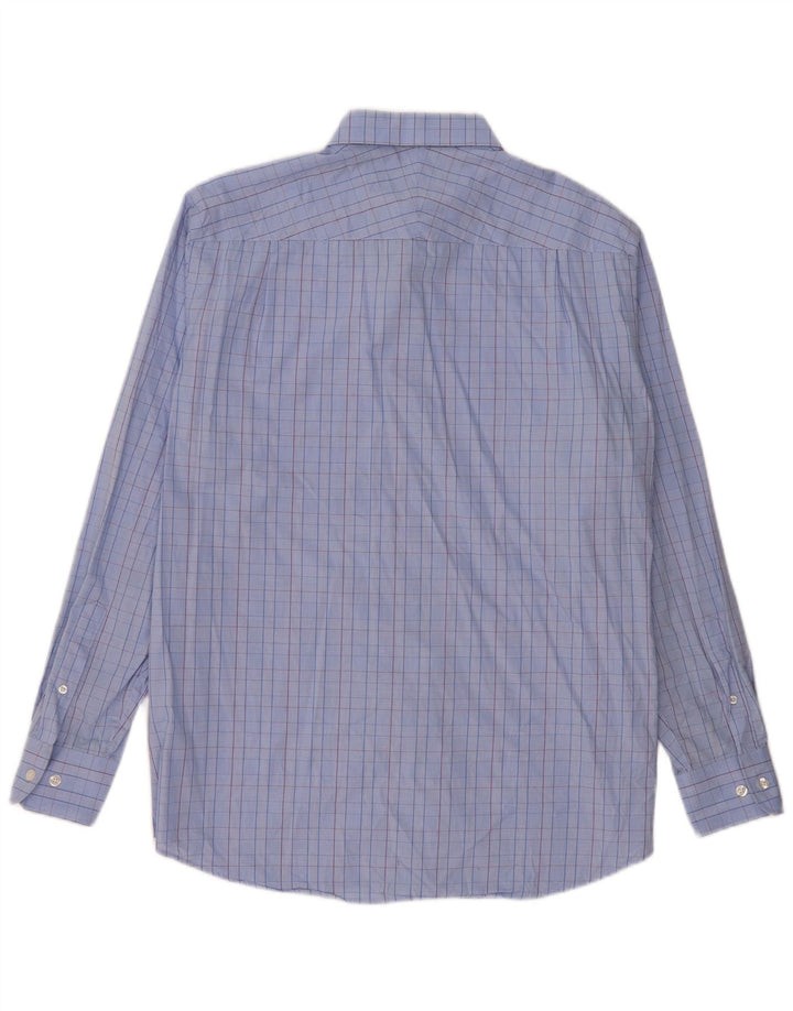 Ανδρικό πουκάμισο Nautica Size 16 1/2 Large Blue Check Cotton