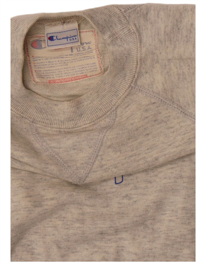 Champion Girls Graphic Oversized Φούτερ Jumper 9-10 ετών Medium Grey