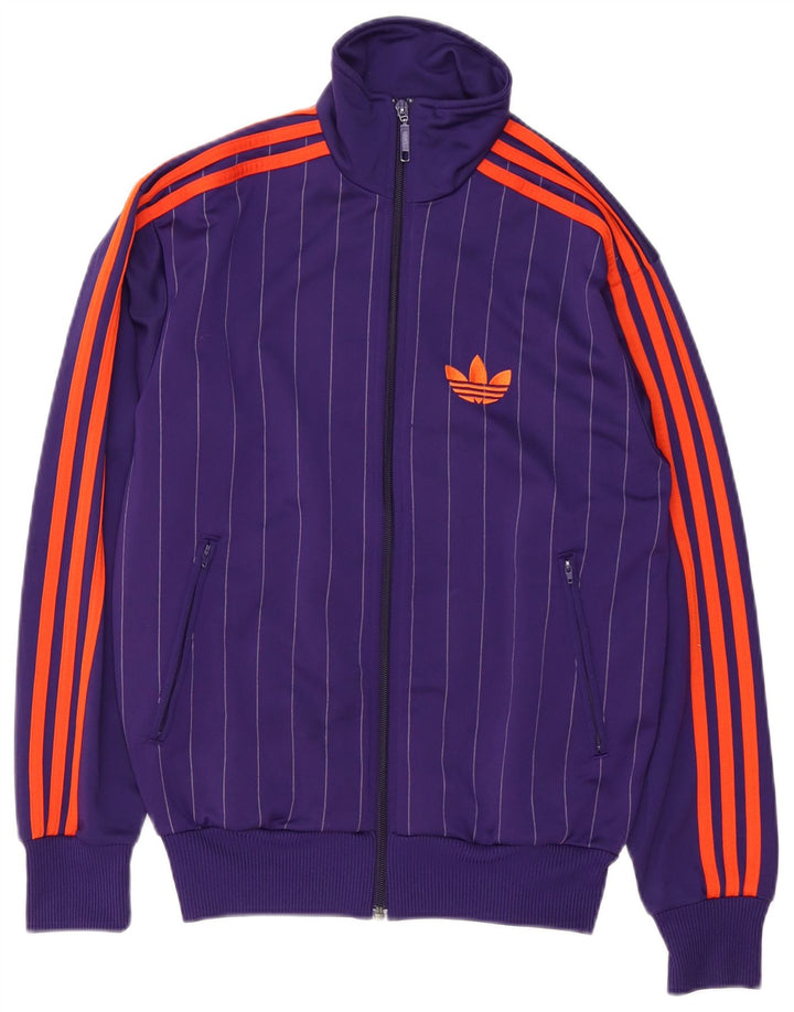 Ανδρική φόρμα Adidas Top Jacket XS Purple ριγέ πολυεστέρας
