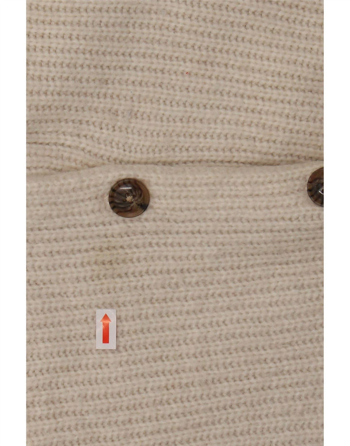 FAT FACE Γυναικείο πουλόβερ ζακέτα μεγάλου μεγέθους Crop UK 10 Small White Nylon