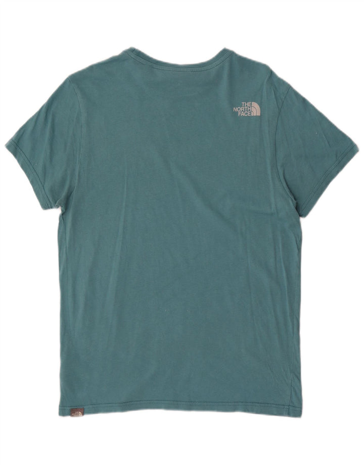 Ανδρικό T-Shirt North Face Top Small Blue Cotton