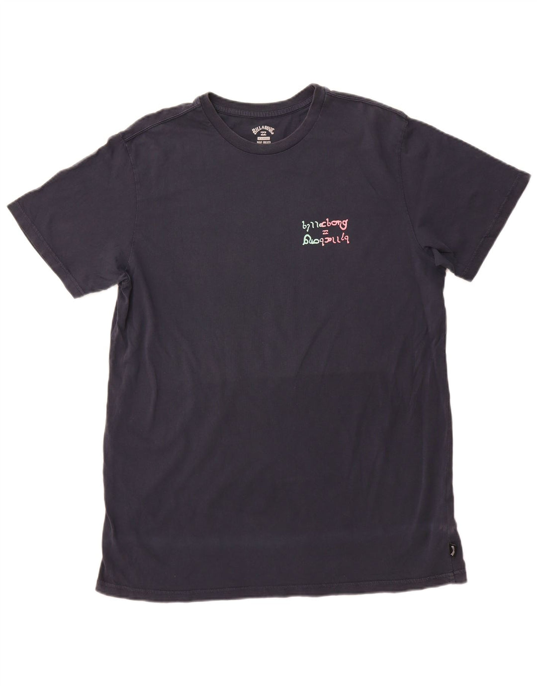 BILLABONG Ανδρικό γραφικό T-Shirt Top XL Navy Blue Cotton