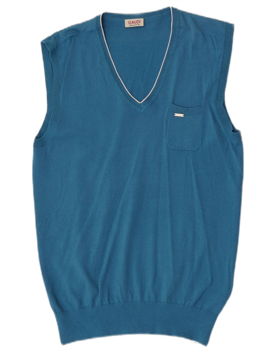 Ανδρικό γιλέκο Gaudi Tank Top Μεσαίο μπλε βισκόζη