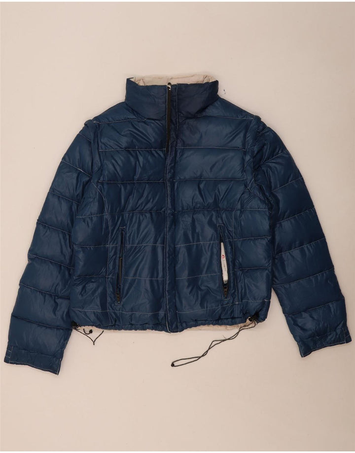 Γυναικείο Dolomite Crop Graphic Padded Jacket UK 18 XL Blue Colourblock