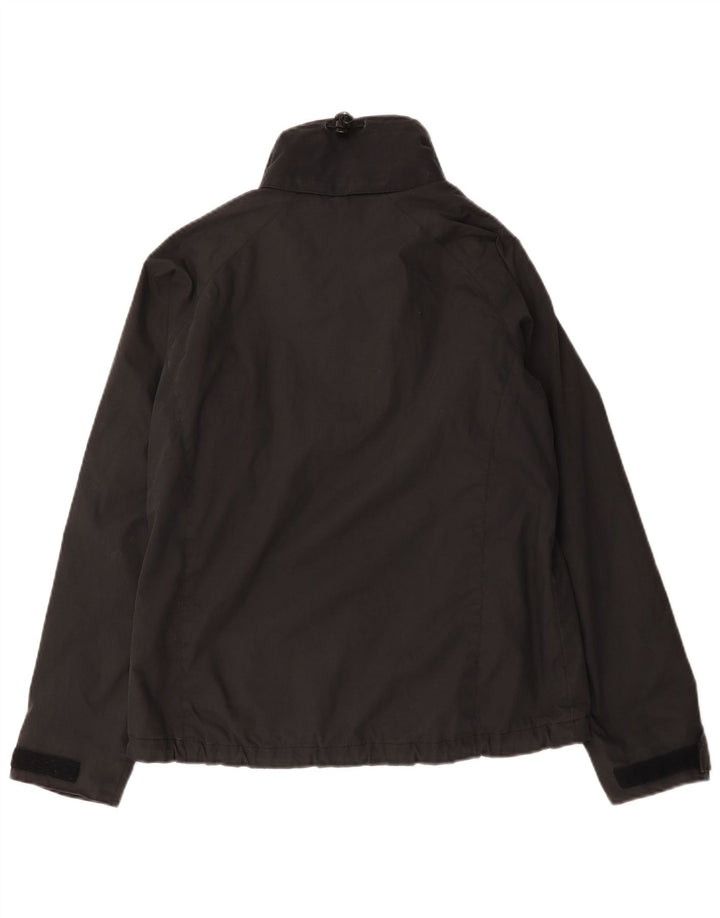 Jack Wolfskin Γυναικείο μπουφάν βροχής UK 12/14 Μεσαίο μαύρο πολυεστέρα