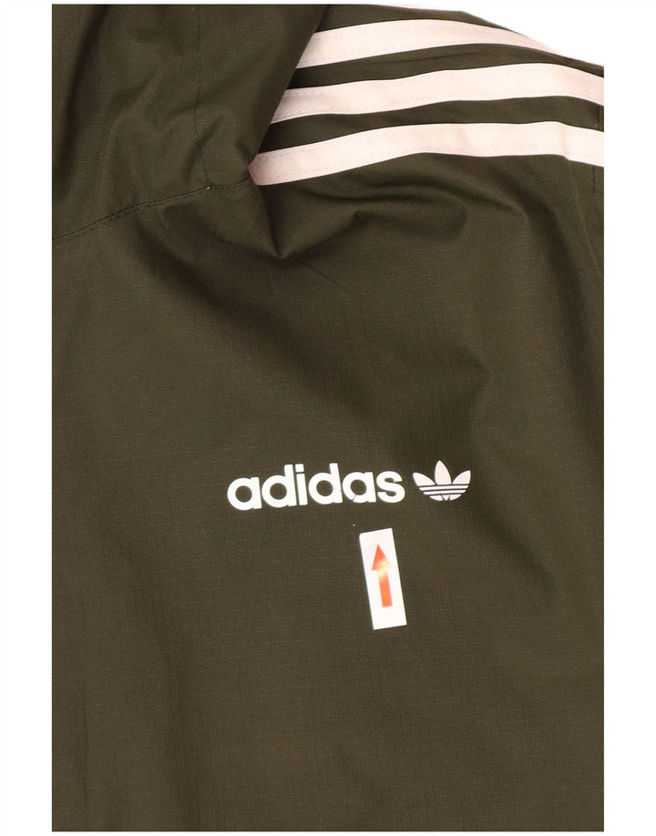 Adidas Ανδρική κουκούλα Bomber Reversible Jacket UK 36 Small Khaki Polyester