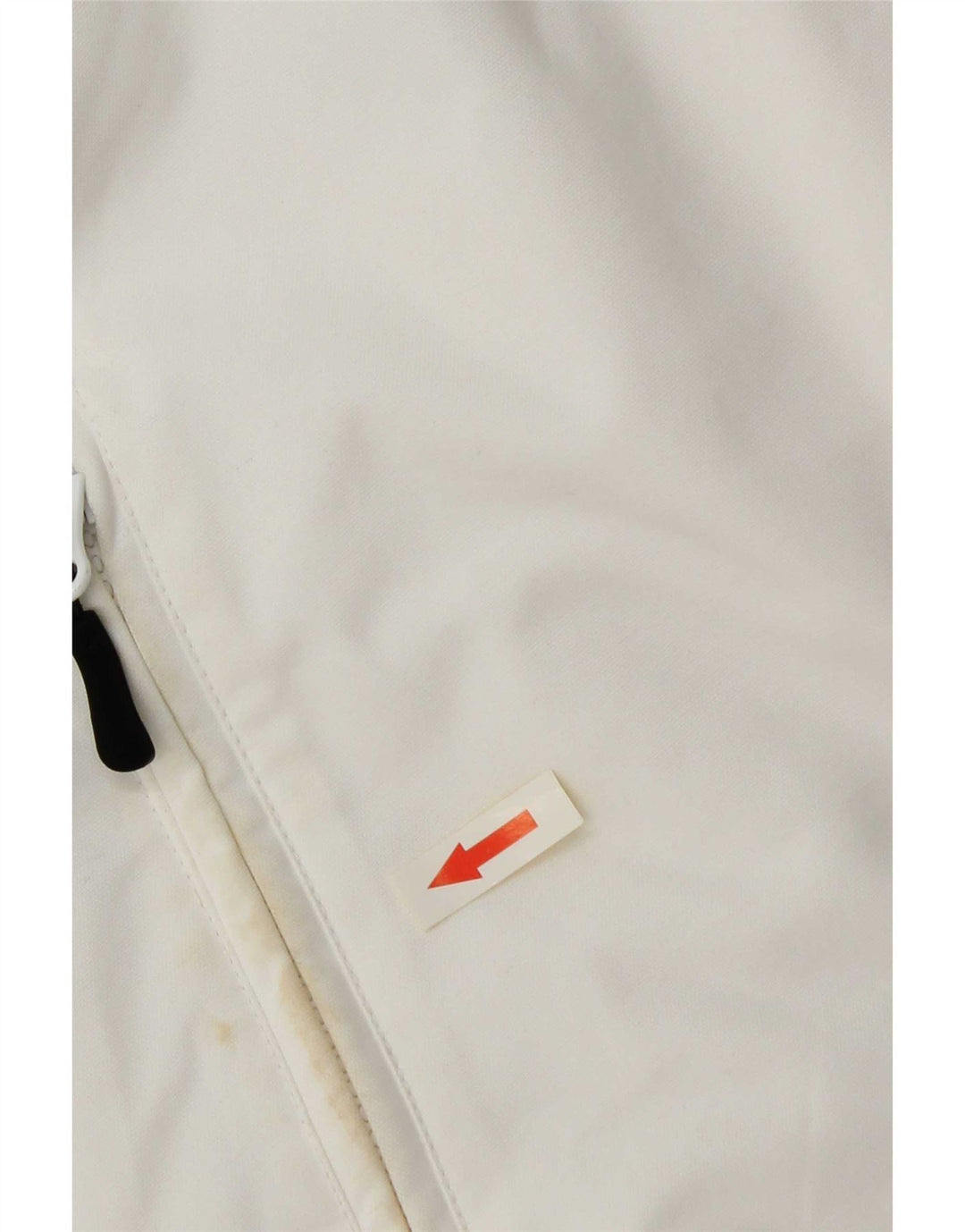 Ανδρικό μπουφάν με κουκούλα Adidas UK 38 Medium White Nylon