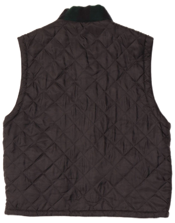 Vintage Ανδρικό καπιτονέ Gilet UK 38 Medium Black
