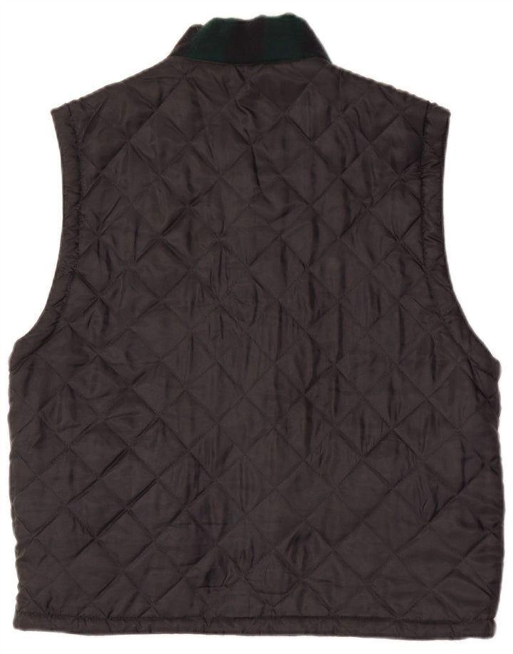 Vintage Ανδρικό καπιτονέ Gilet UK 38 Medium Black