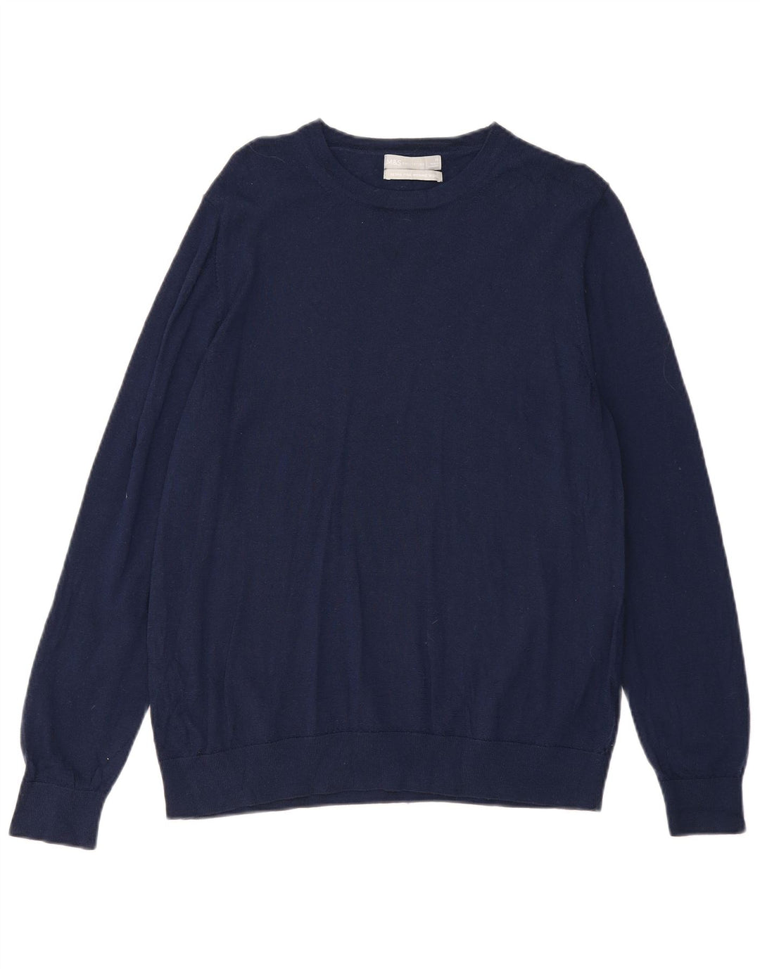 MARKS & SPENCER Γυναικείο πουλόβερ με λαιμό σκάφος UK 18 XL Navy Blue