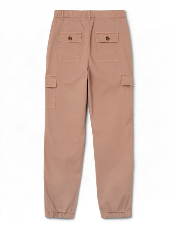 Marks & Spencer Γυναικείο ψηλόμεσο παντελόνι Cargo UK 10 Small W28 L29 Pink