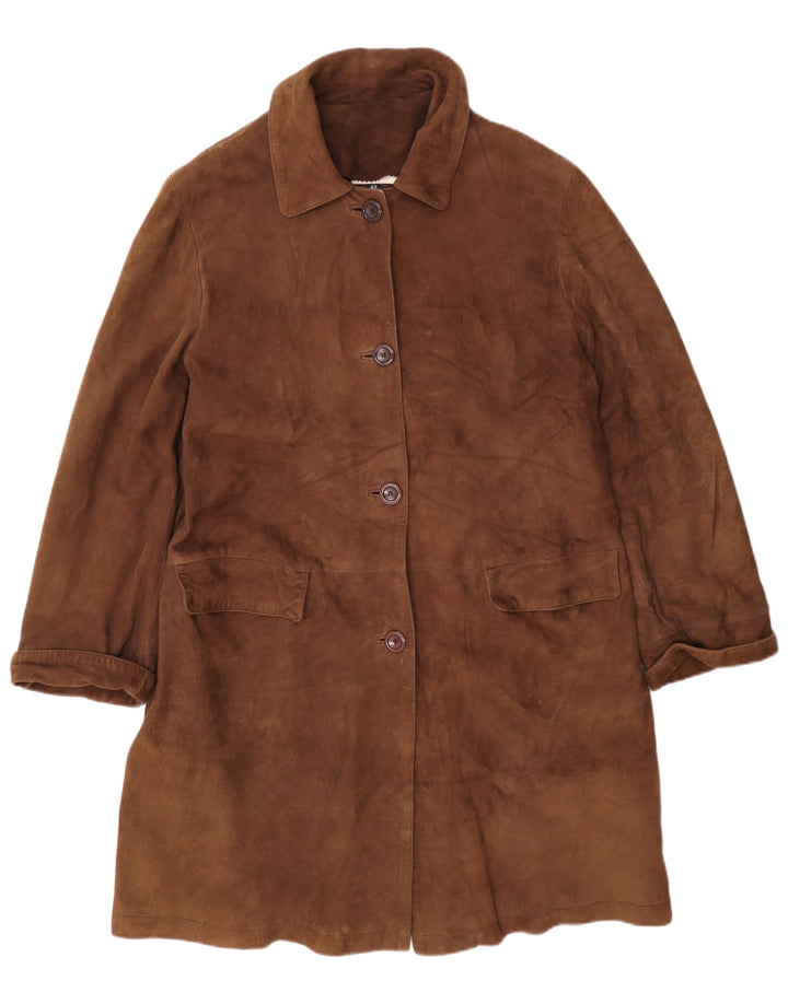 Conbipel Γυναικείο Πανωφόρι Heron Suede IT 42 Δερμάτινο μεσαίο καφέ