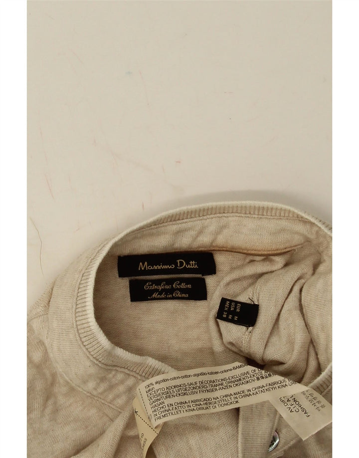 MASSIMO DUTTI Ανδρικό Πόλο Μπλουζάκι Μεσαίο Βαμβακερό Μπεζ