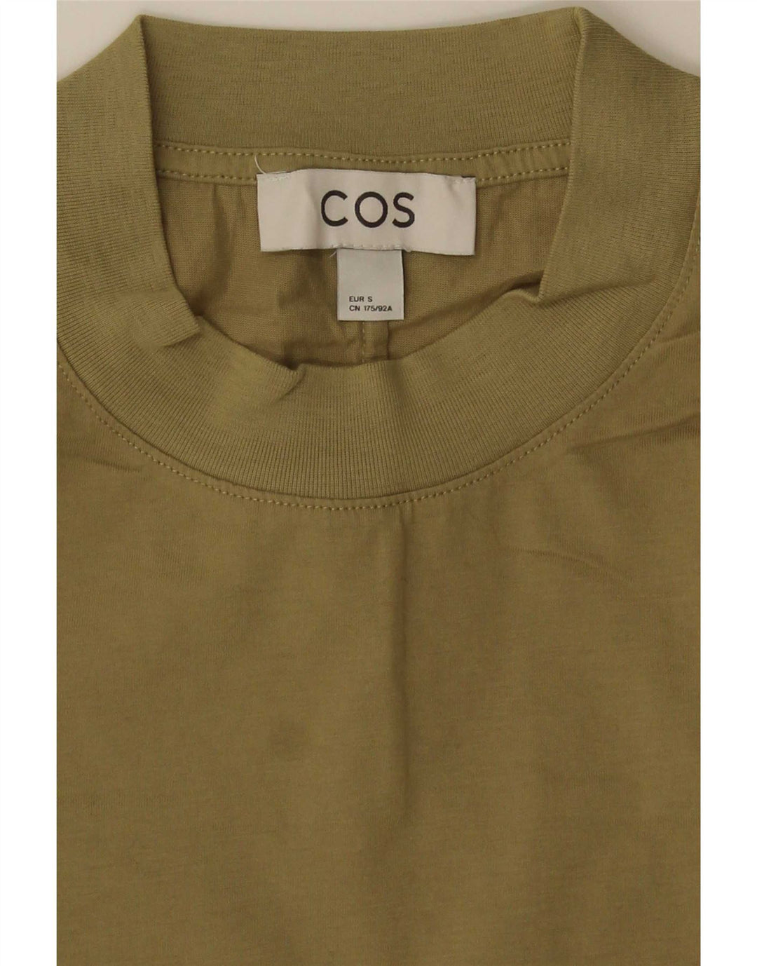 Cos Ανδρικό T-Shirt Top Μικρό Χακί