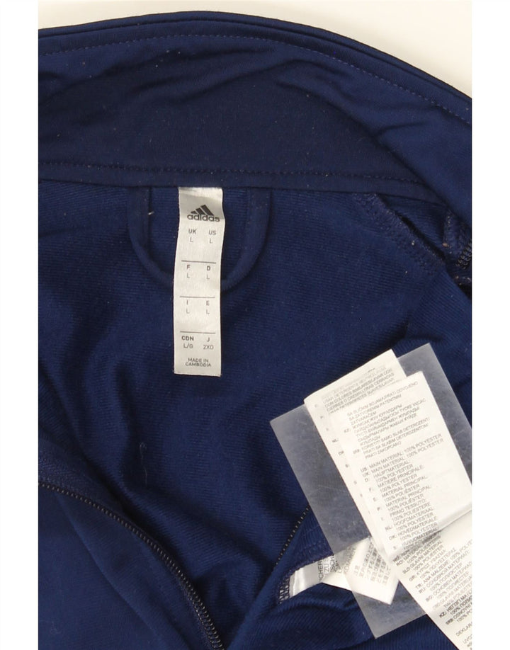 Ανδρική αθλητική φόρμα Adidas Top Jacket Large Navy Blue Polyester