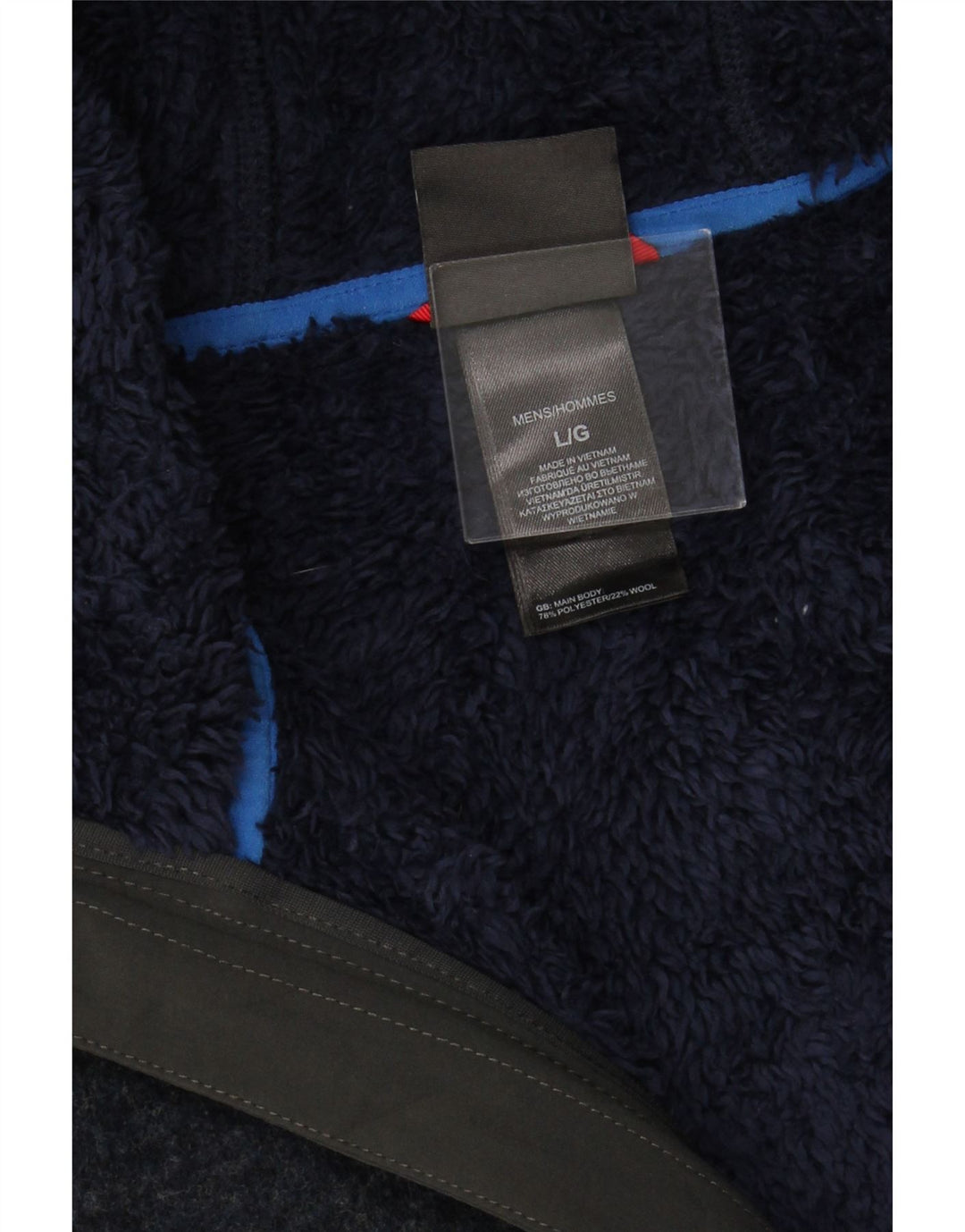 THE NORTH FACE Ανδρικό πουλόβερ ζακέτα με κουκούλα Μεγάλο μπλε ναυτικό πολυεστέρα