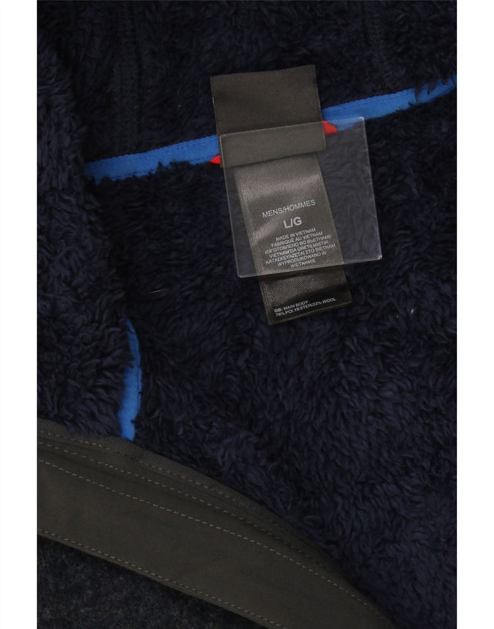 THE NORTH FACE Ανδρικό πουλόβερ ζακέτα με κουκούλα Μεγάλο μπλε ναυτικό πολυεστέρα