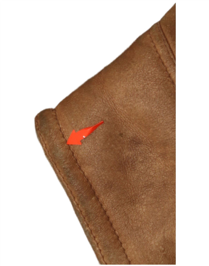 Ανδρικό Shearling Jacket VINTAGE UK 36 Small Brown Shearling