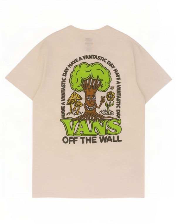 Ανδρικό γραφικό T-Shirt Vans Classic Fit Top Μεσαίο λευκό βαμβακερό