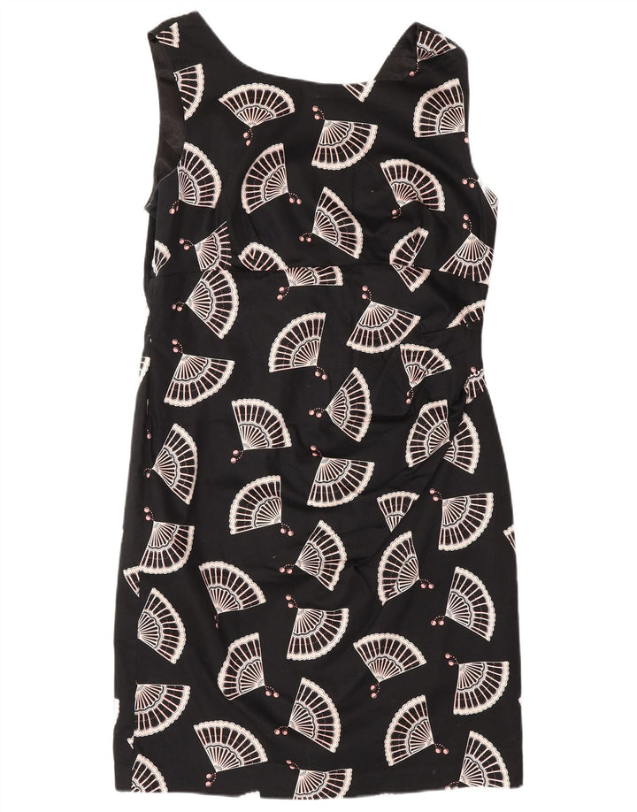 Γυναικείο αμάνικο φόρεμα Oasis Abstract Pattern UK 16 μεγάλο μαύρο