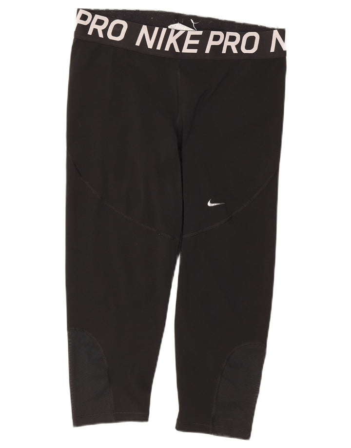 Γυναικείο κολάν Nike Dri Fit Capri UK 18 XL μαύρο πολυεστέρα