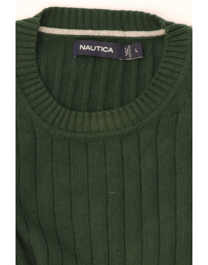 Ανδρικό πουλόβερ Nautica Crew Neck Jumper Large Green
