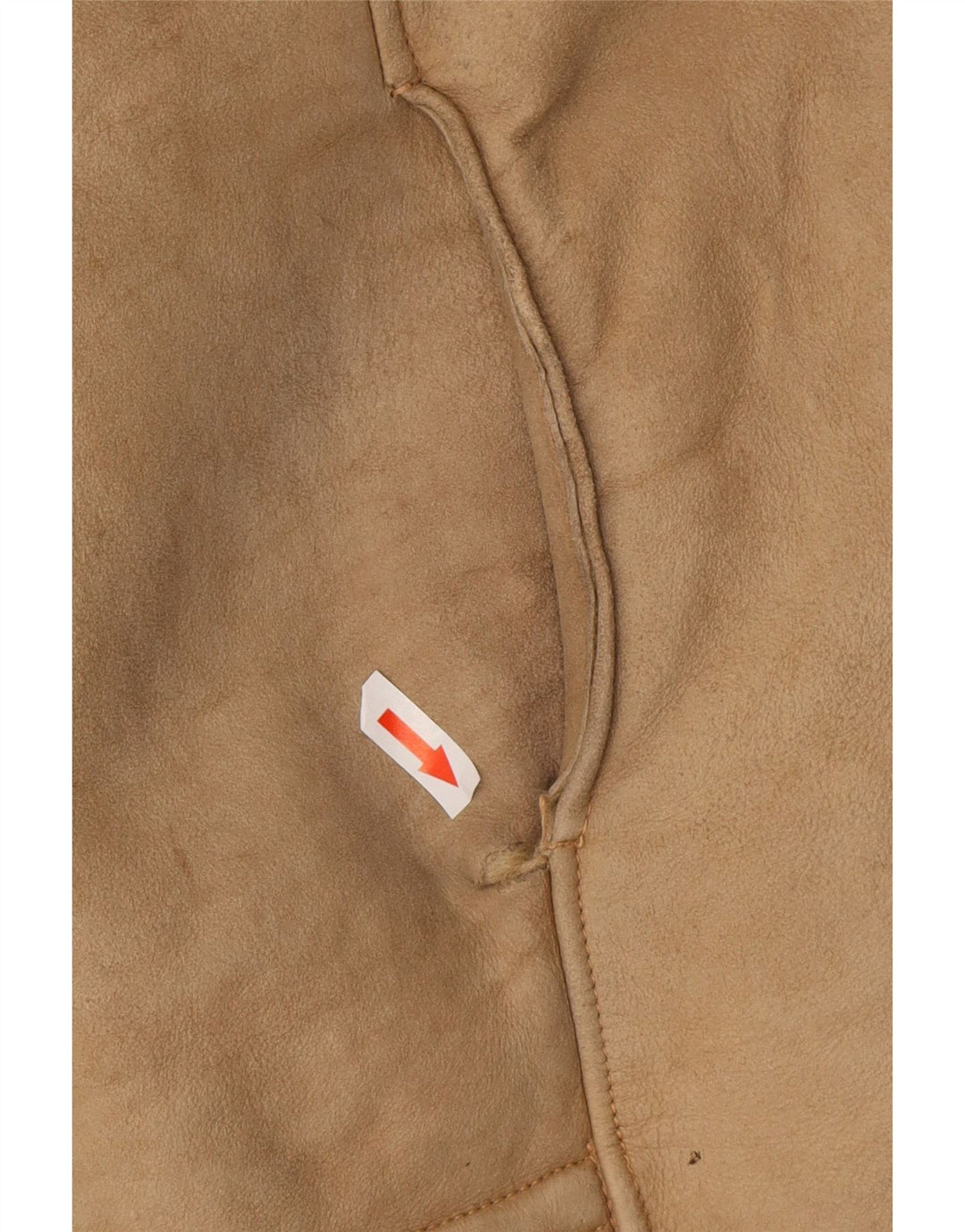 Vintage Ανδρικό Shearling Jacket UK 38 Medium Brown