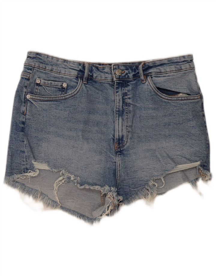 Zara Γυναικείο τζιν σορτς EU 36 XL W36 Μπλε βαμβακερό