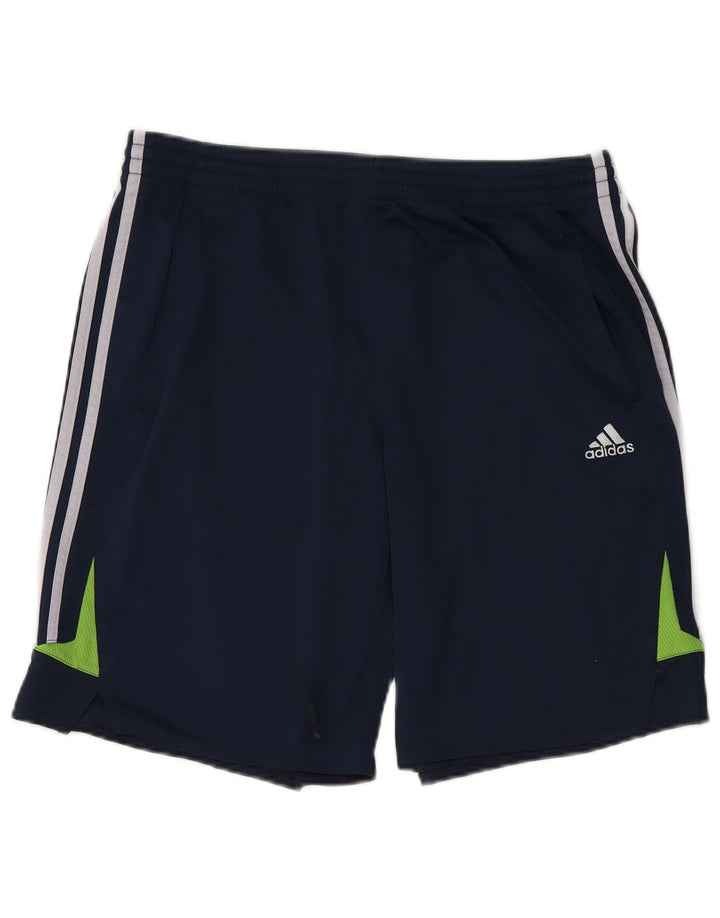 ADIDAS Ανδρικό Clima 365 Αθλητικό Σορτς Μεγάλο μπλε Navy Colorblock Πολυεστέρας