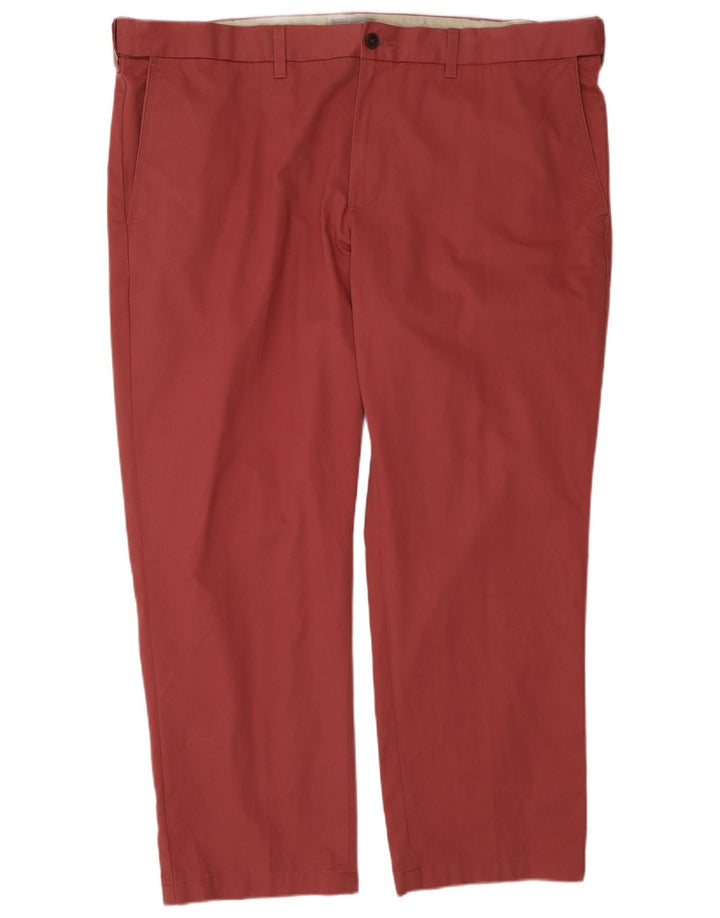 Ανδρικό παντελόνι Chino Marks & Spencer Regular W44 L29 Ροζ βαμβακερό