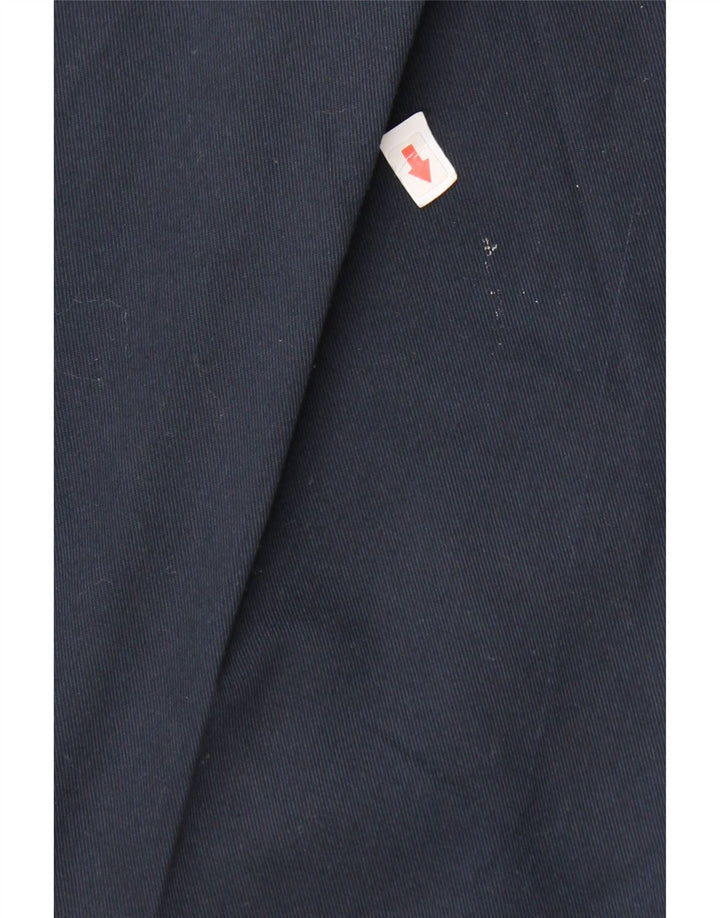 Ανδρικό κωνικό παντελόνι Marks & Spencer W42 L29 Navy Blue Polyester
