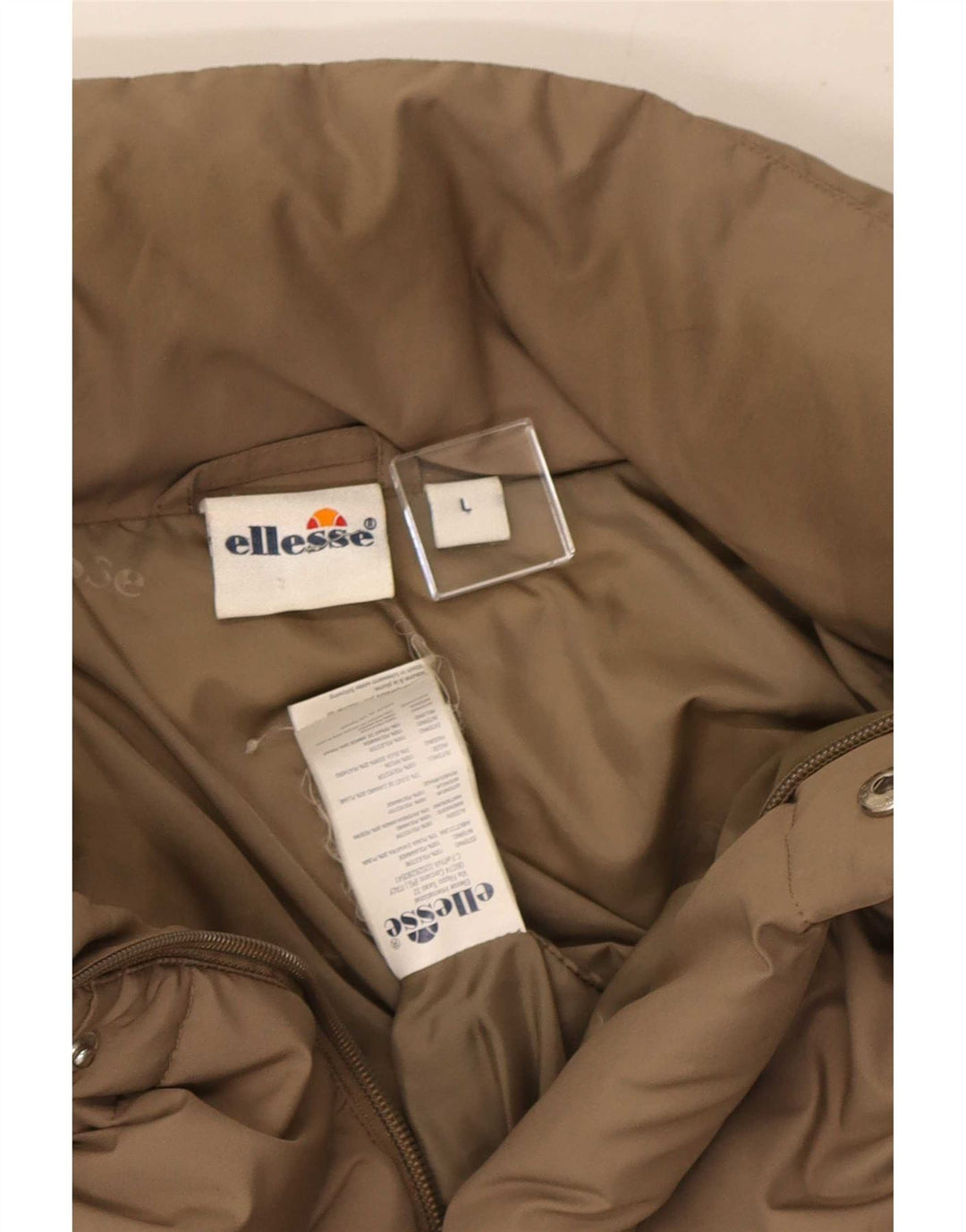 Ellesse Ανδρικό μπουφάν UK 40 Large Beige Polyester