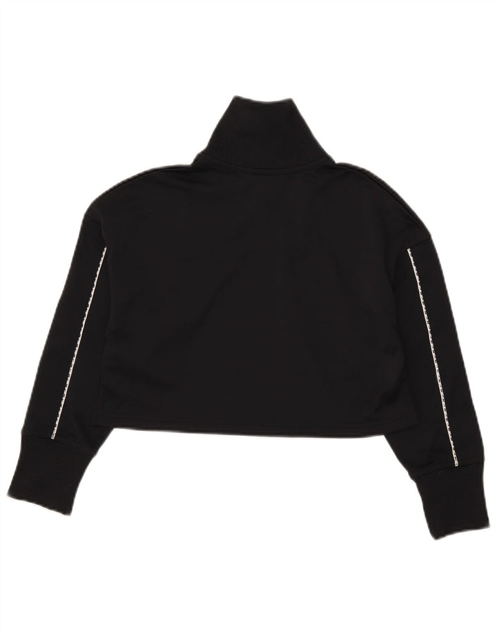 Γυναικεία φόρμα Nike Crop Top Jacket UK 10 Small Black Polyester