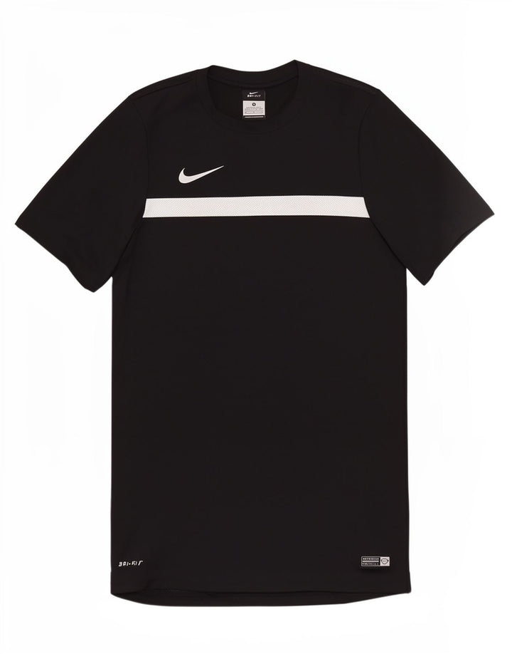 Ανδρικό T-Shirt Nike Top Medium Black Colourblock Πολυεστέρας