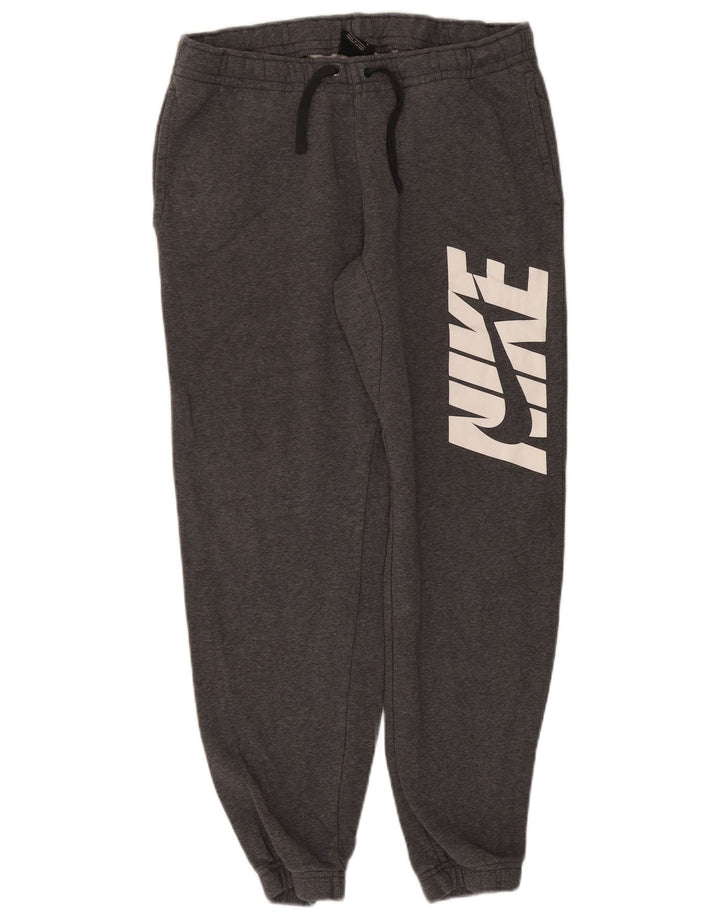 Ανδρική φόρμα φόρμας Nike γραφική, Joggers, μεσαίο βαμβακερό γκρι