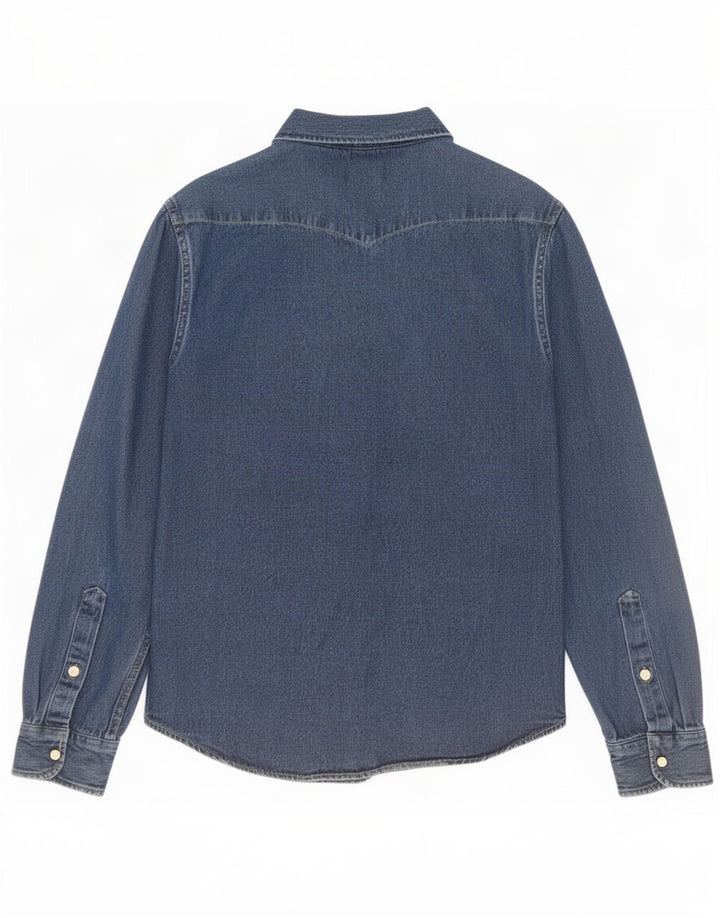 Ανδρικό τζιν πουκάμισο Lee Small Blue