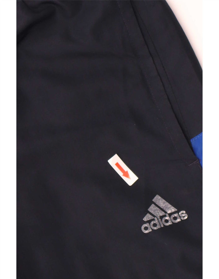 Ανδρική αθλητική φόρμα Adidas Μικρό μπλε Navy Colourblock Πολυεστέρας