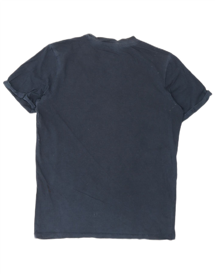 Jack & Jones Ανδρικό T-Shirt Top Small Navy Blue από βαμβάκι