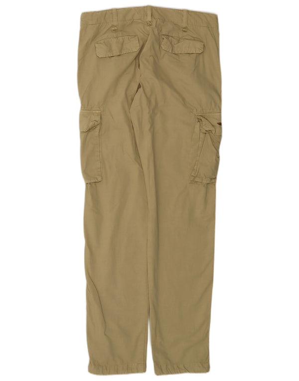 Ανδρικό παντελόνι Marina Militare Slim Cargo IT 46 Small W32 L33 Beige βαμβακερό