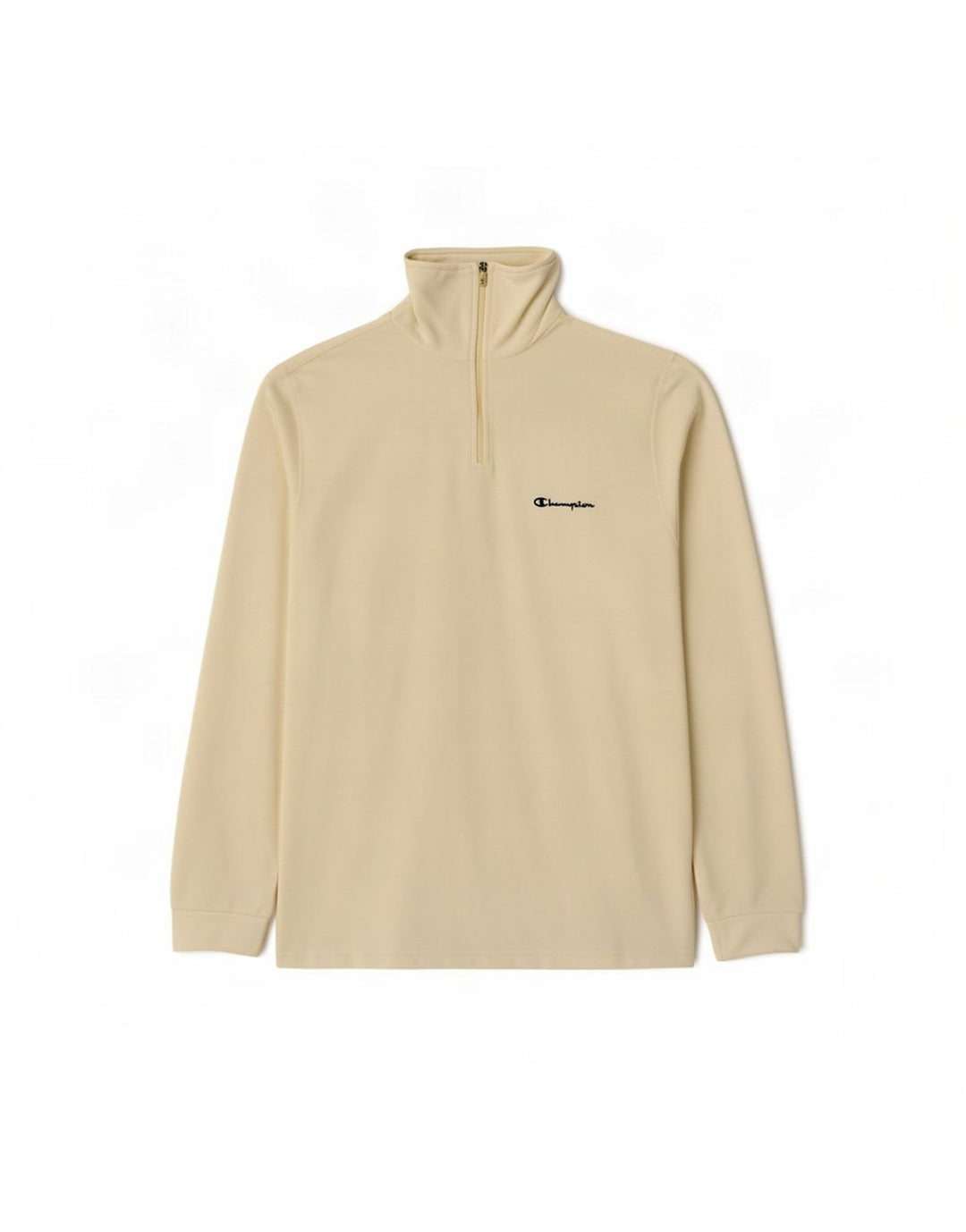 Champion Ανδρικό φερμουάρ Fleece Jumper Larg Off White Πολυεστέρας