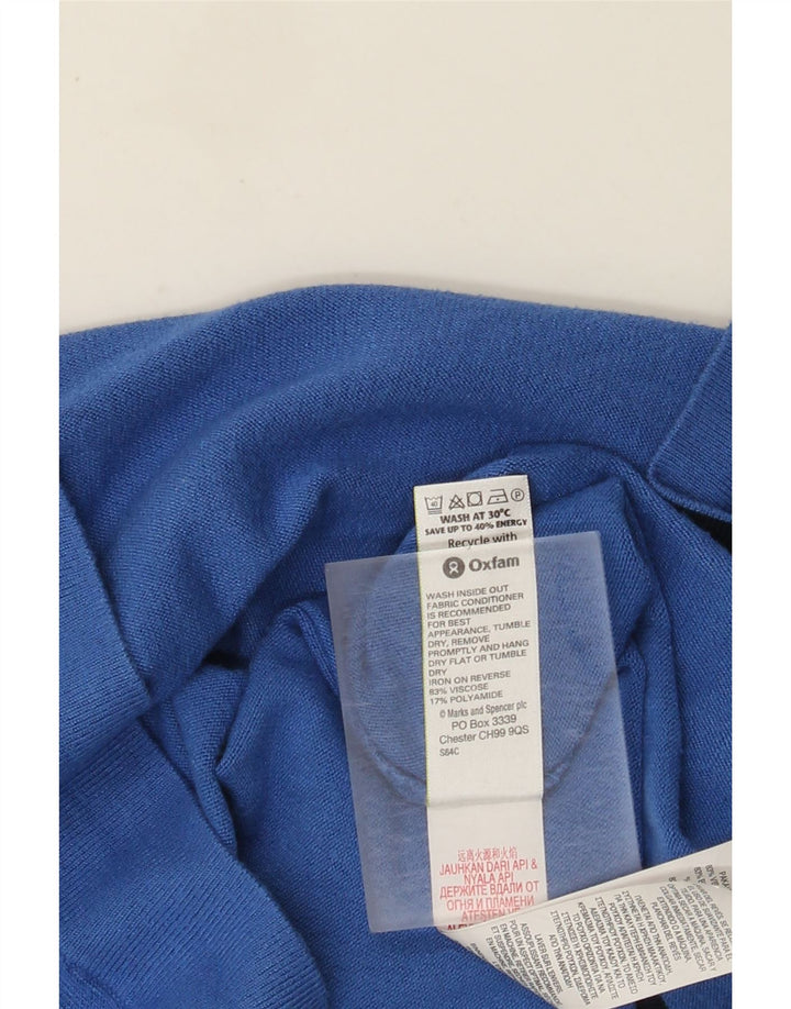 Γυναικεία ζακέτα με κοντό μανίκι Marks & Spencer UK 14 Medium Blue