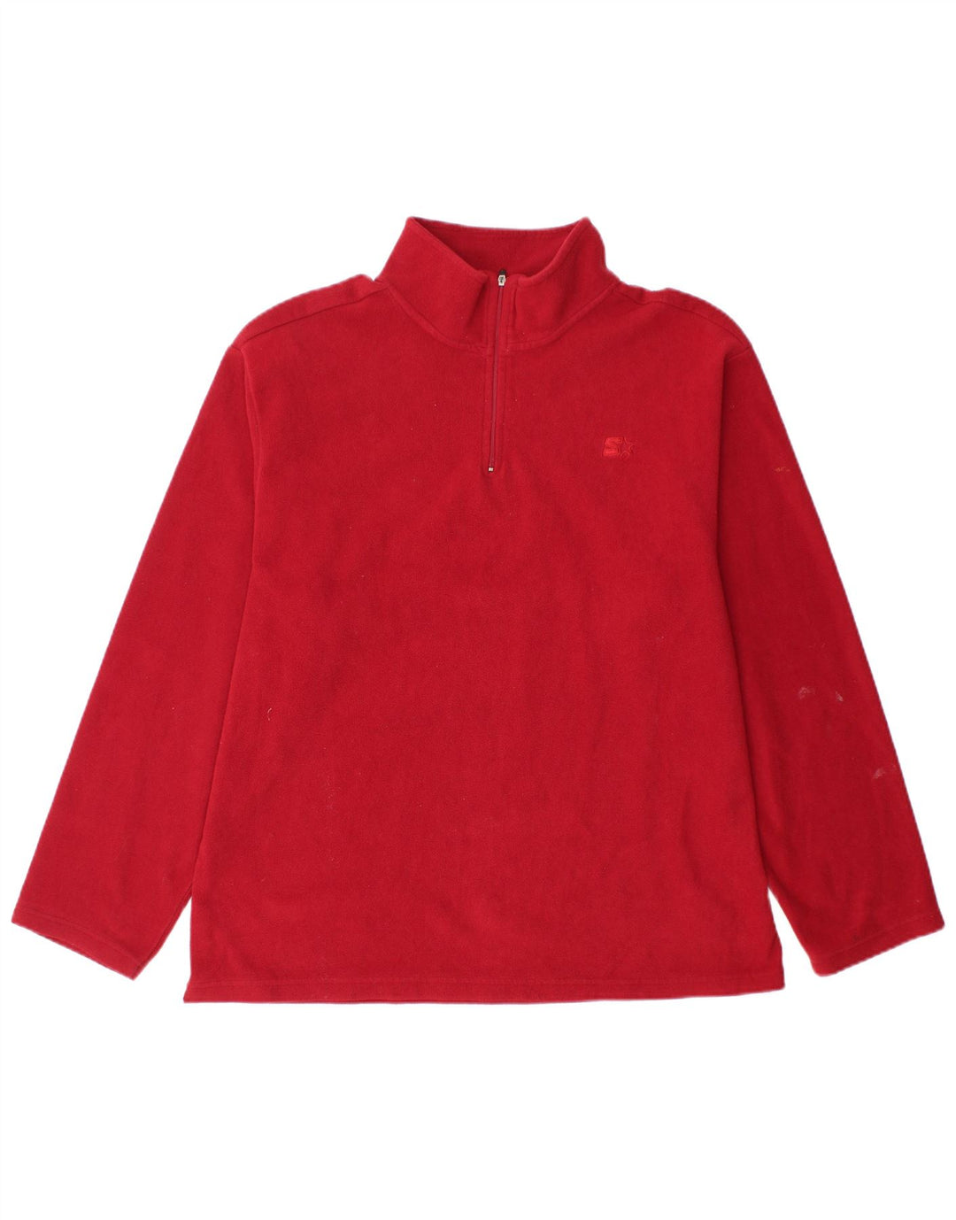 STARTER Ανδρικό φερμουάρ Fleece Jumper XL Κόκκινο