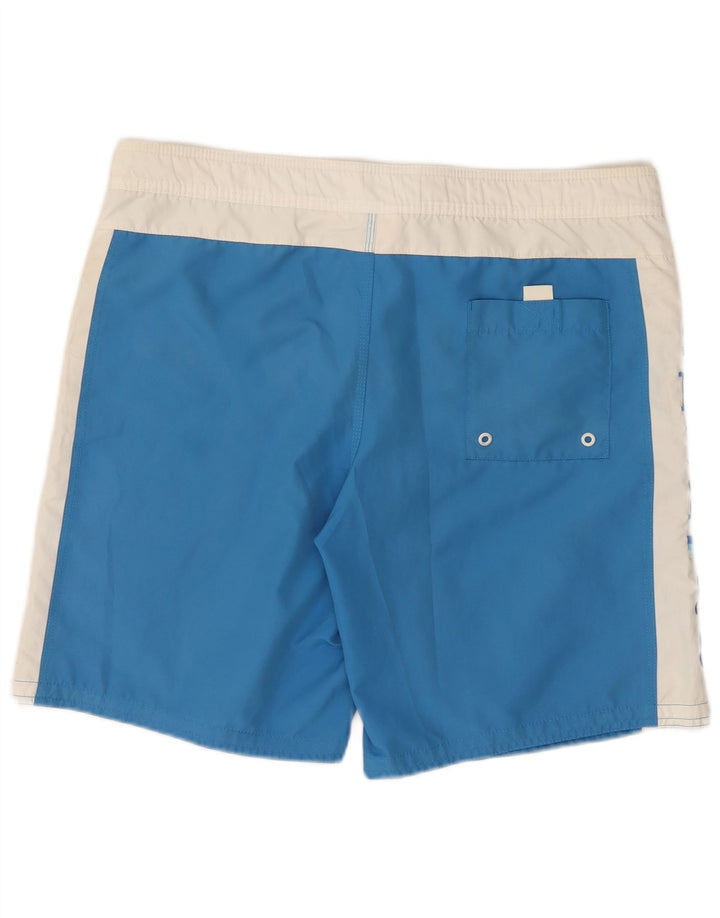 Ανδρικό γραφικό σορτς κολύμβησης Sundek XL Blue Colorblock Polyester
