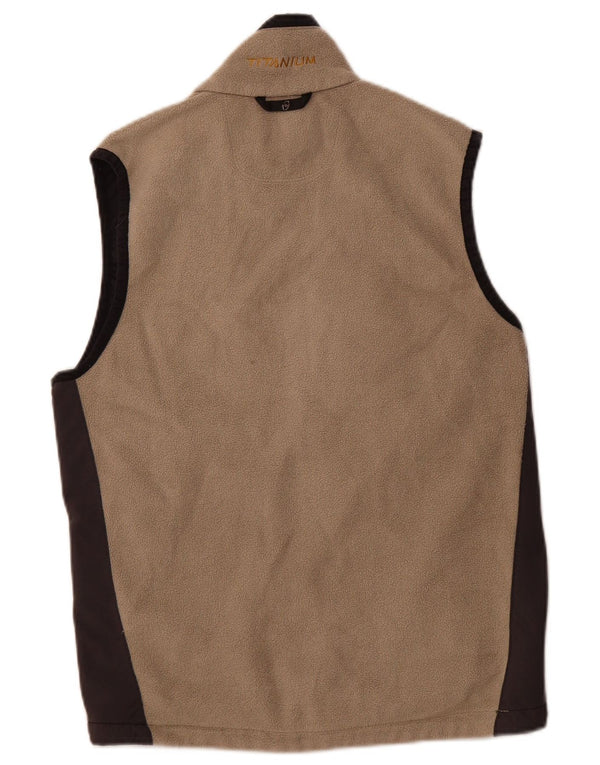 COLUMBIA Ανδρικό Titanium Fleece Gilet UK 36 Small Grey Colourblock Polyester