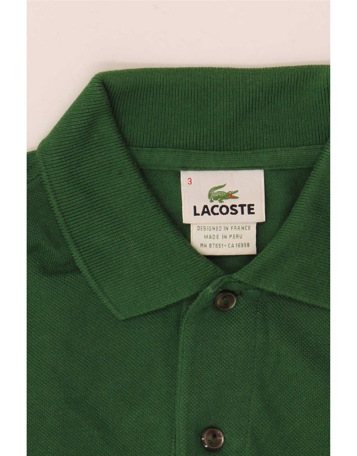 Ανδρικό μπλουζάκι πόλο Lacoste, μέγεθος 3, μικρό πράσινο